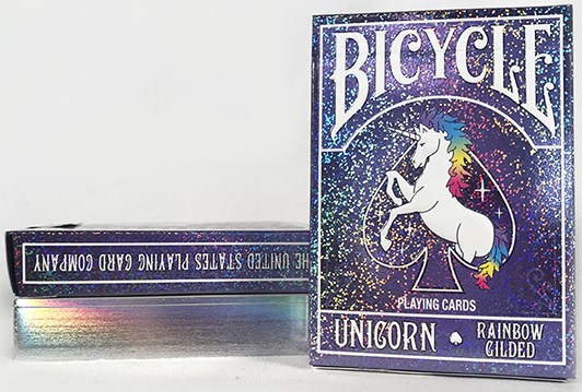 bicycle unicorn gilded