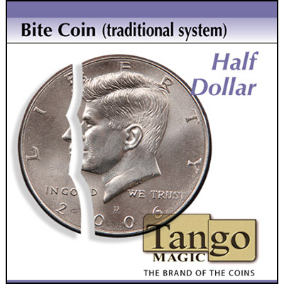 Bite Coin Half Dollar Tango Magic Vanishing Inc. Magic shop