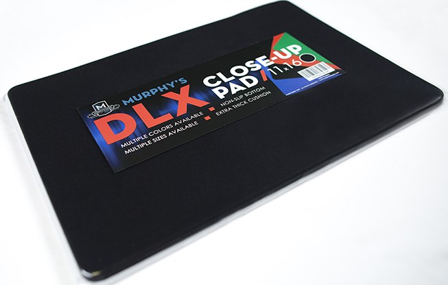 Standard Black Close-up Magic Pad, Non-Slip Grip Table Mat for Card Tricks  and Coin Illusions - 11 by 16 Inches
