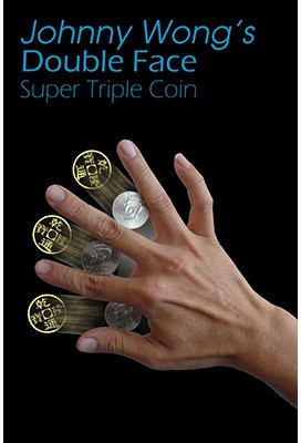 Double Face Super Triple Coin - Johnny Wong - Vanishing Inc. Magic