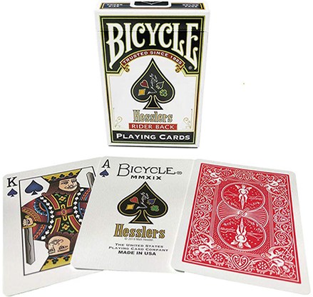 Hessler’s Bicycle Rider Back “no-revoke” Playing Cards