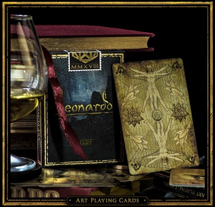 Leonardo MMXVIII Gold Edition Playing Cards