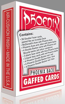 Phoenix Gaffed Deck Card Shark De Vanishing Inc Magic Shop